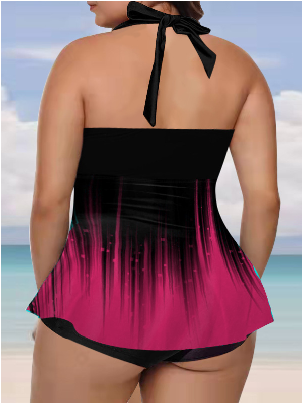 TANKINI DALYAN rosa y negro