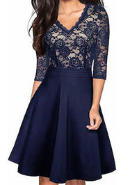 VESTIDO ELEGANTE JUSTAH azul